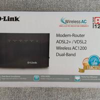 Modem Router Wireless ADSL D-Link AC1200 Dual Band