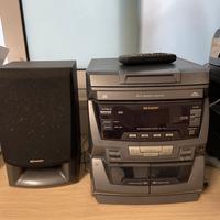 Stereo Sharp radio-3CD-s