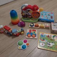 Kit 9 Giocattoli Montessori educativi per bambini