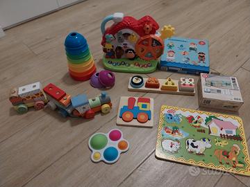 Kit 9 Giocattoli Montessori educativi per bambini