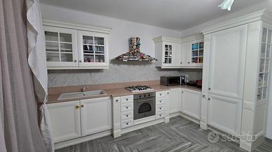 Cucina ARREX componibile - Bianca - Top in QUARZO 