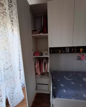 armadio a ponte Asta del.mobile  con LETTO 