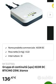 Legrand Keor DC UPS per Modem/Router