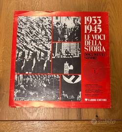 Vinile 33 giri 1933 1945 le voci della storia