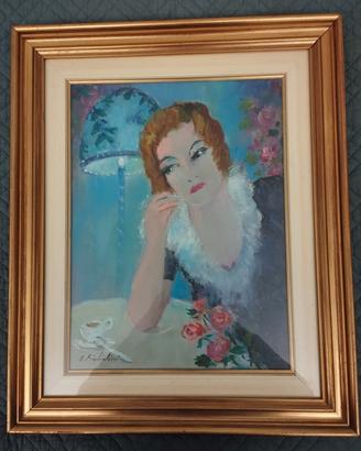 Quadro donna di Ermanno Figliolini