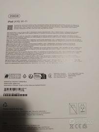 iPad 256GB wi-fi