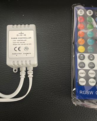 Controller IR RGBW per strisce led con telecomando