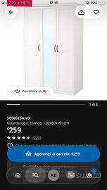 Armadio Ikea songesand
