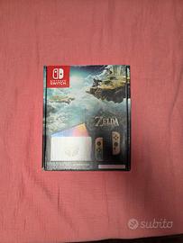 switch oled Zelda edition + custodia viaggio + sch
