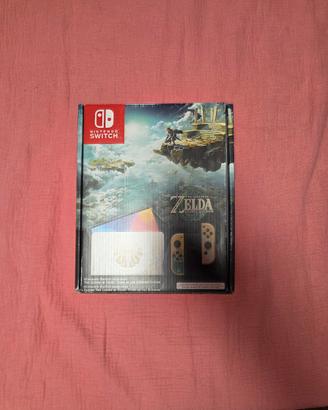 switch oled Zelda edition + custodia viaggio + sch