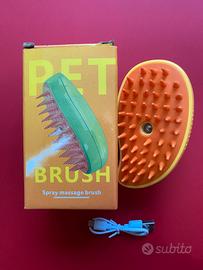 Spazzola a vapore per animali