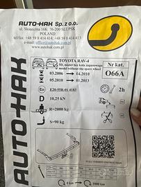Gancio Traino Estraibile Toyota Rav 4 2008