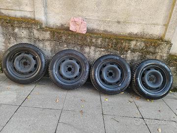 gomme invernali e cerchi peugeot 208