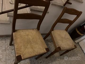 Sedie legno massello