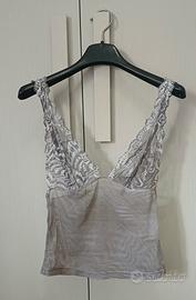 Top Antigel de Lise Charmel in tulle e pizzo