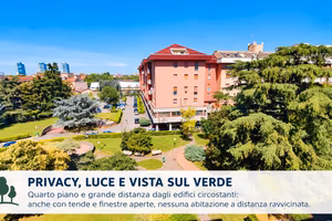 Ampio bilocale con terrazzo e affaccio sul parco