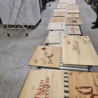 5 pannelli cassa legno vino