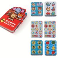 Gioco Montessori Libro Gioco Tattile Didattico 1/6