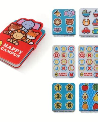 Gioco Montessori Libro Gioco Tattile Didattico 1/6