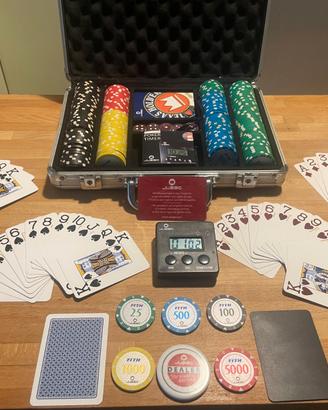 Valigetta Poker Juego + Timer FITH - Come Nuova