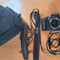 Canon EOS 2000d + obiettivo 18-55 mm + accessori