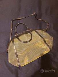 emporio armani borsa pelle e nylon 