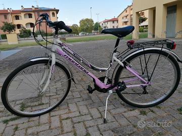 Bici Montana bianco/rosa poco usata quasi nuova