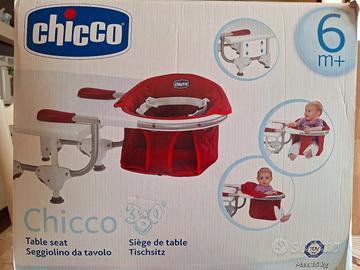 seggiolino da tavolo chicco 360° verde