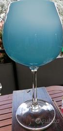 Calice opaline azzurro anni 70