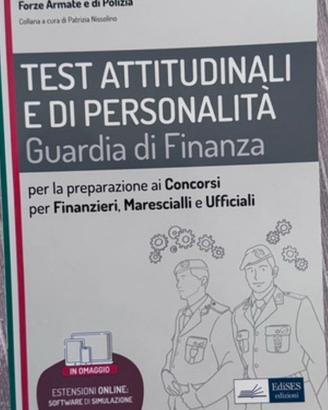 Libro per psico attitudinali guardia di finanza
