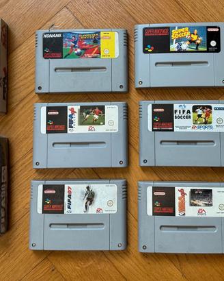 Lotto di 10 Videogiochi Nintendo x Super Nintendo