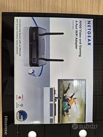 Adattatore WI-FI Netgear N900 Video and Gaming 4-P