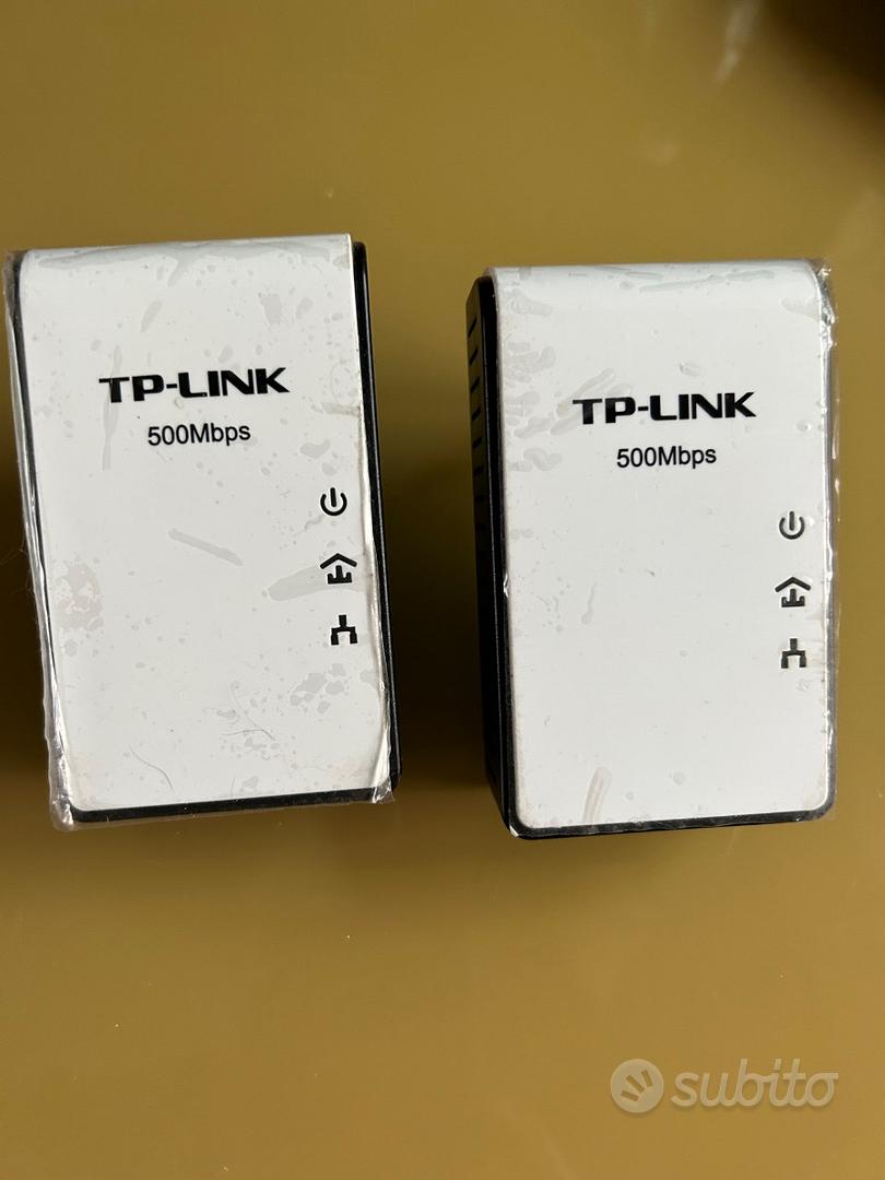 TP-Link TL-PA411 KIT AV500 Powerline netwerkadapter (500Mbit/s, 1 poort, energiebesparend, plug & play, compatibel met adapters van andere merken, set