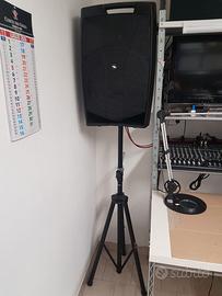 2 Diffusori Attivi PROEL V15 Plus con Stativi