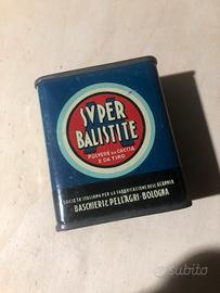 Scatola di latta  vuota Super Balistite