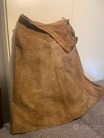 Gonna vintage  in pelle Borbonese