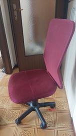 sedia da ufficio regolabile