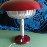 LAMPADA TAVOLO ANNI 60 cristallo acciaio