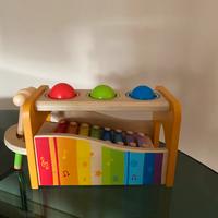 Xilofono con martello e palline hape