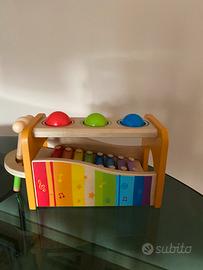 Xilofono con martello e palline hape