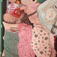 box giochi e abbigliamento bambina 120 cm +