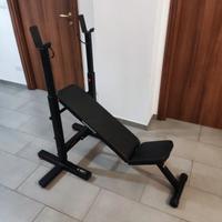 Panca piana inclinabile e pieghevole