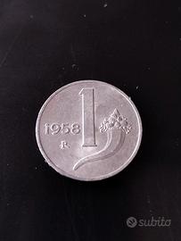 1 Lira 1958 Cornucopia Italia