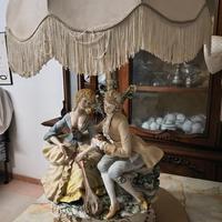 Lampada abatjour Capodimonte 