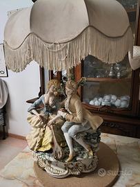 Lampada abatjour Capodimonte 
