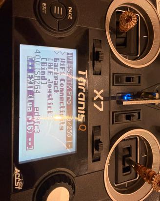 FrSky Taranis Q X7 + modulo elrs es24tx pro