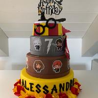 Torta di Compleanno Scenografica Harry Potter