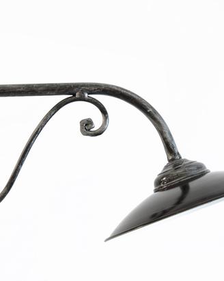 Lampada a braccio da parete in ferro battuto 1121