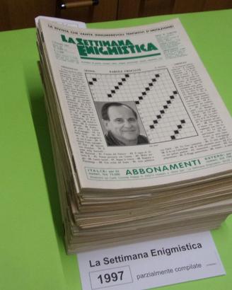 LA SETTIMANA ENIGMISTICA, anno 1997, parzialmente