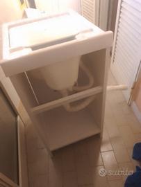 Lavatoio in resina con mobile 